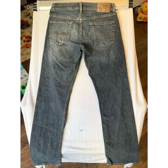 Levi’s Denizen 218 Women Girl Jeans size W30 L30 Blue Mid Rise Straight Fit - Picture 10 of 14